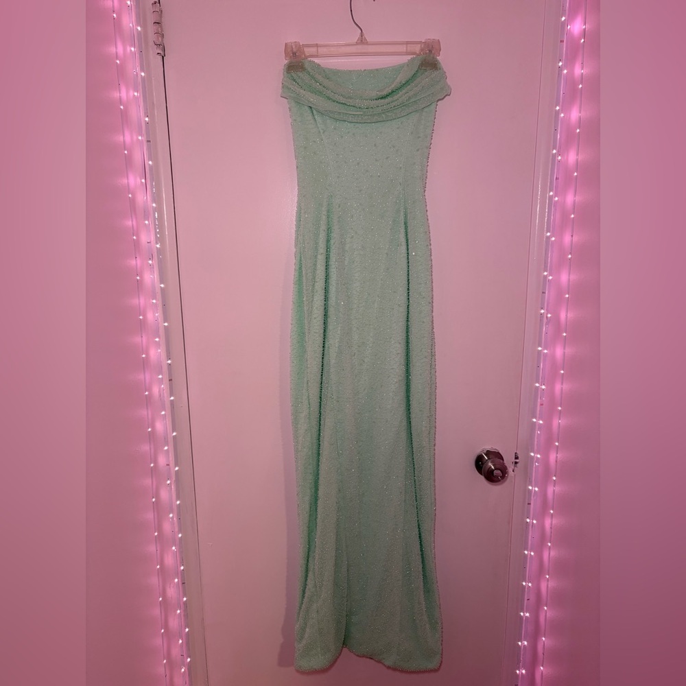 Oh Polly Mint Green Women's Dress